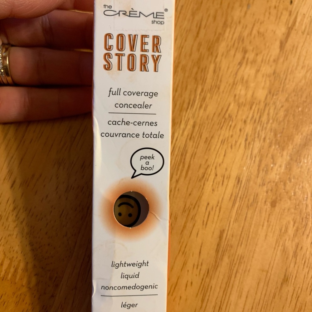 🎀 New The CREME SHOP Cover Story Full Coverage TAN Concealer MAKEUP 0.26 oz